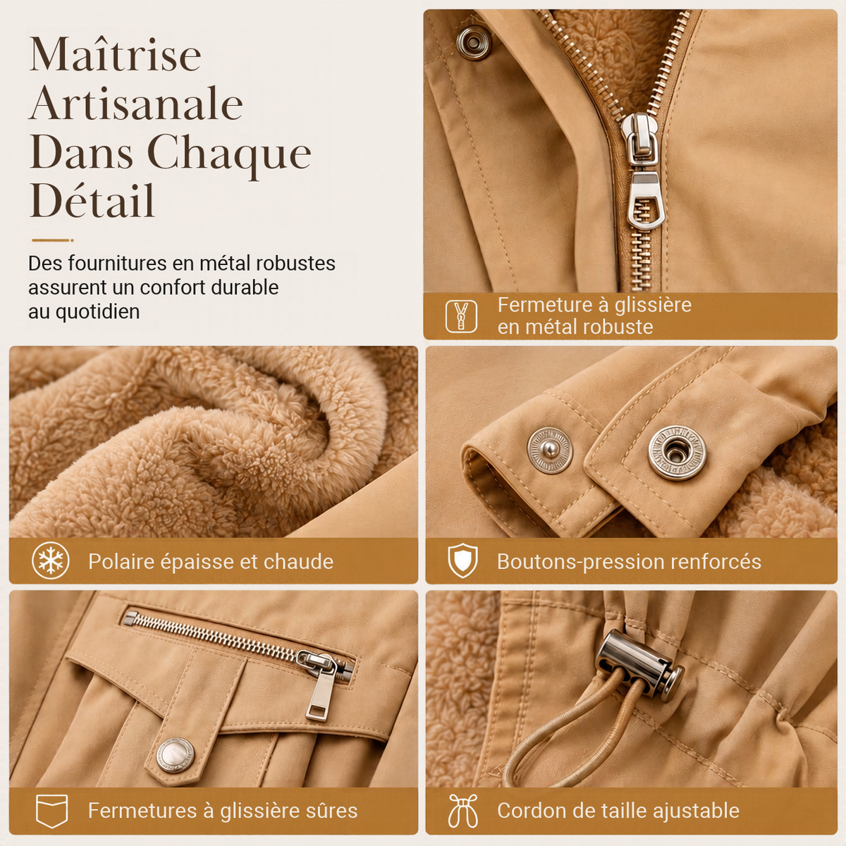 Gabrielle - Parka matelassée