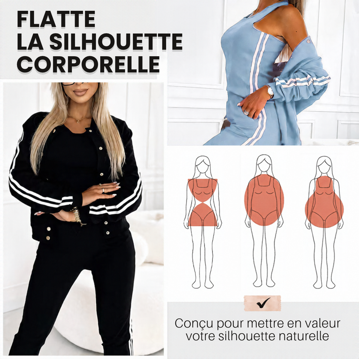 Capucine - Ensemble sport 3 pièces