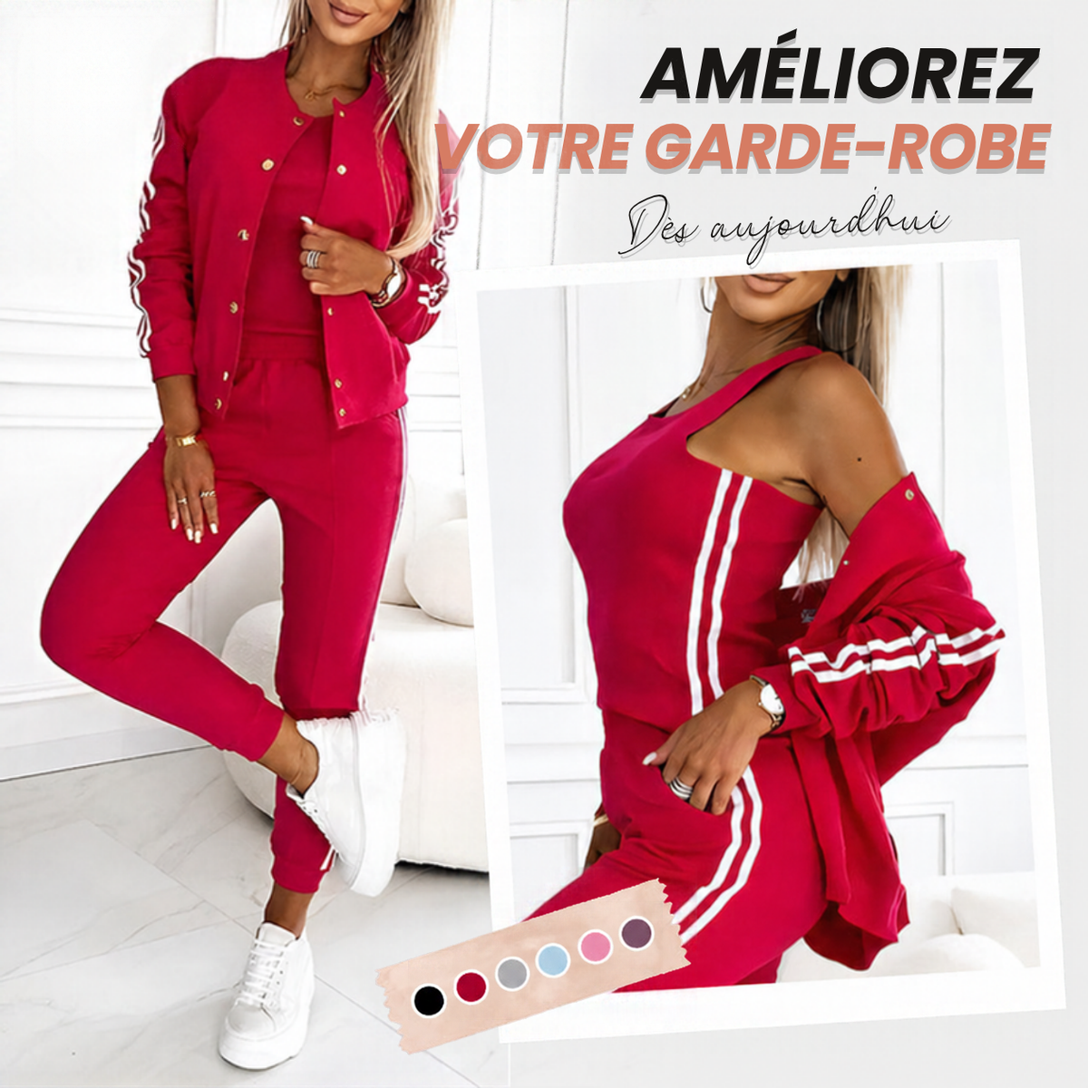Capucine - Ensemble sport 3 pièces