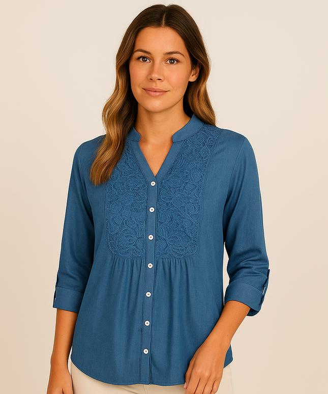 Odaria | Luchtige lange blouse  - Zomereditie