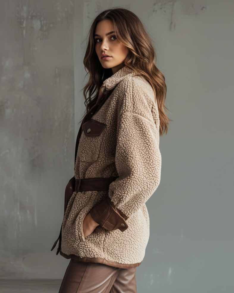 Averienne - Manteau Vintage Élégant