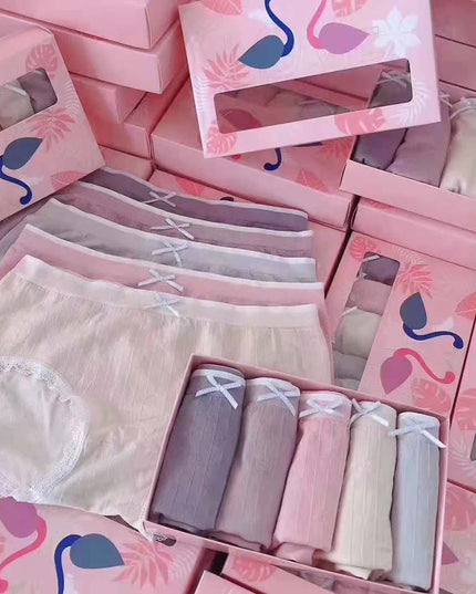 Séraphie | 5 Pyjamabroekjes met strik