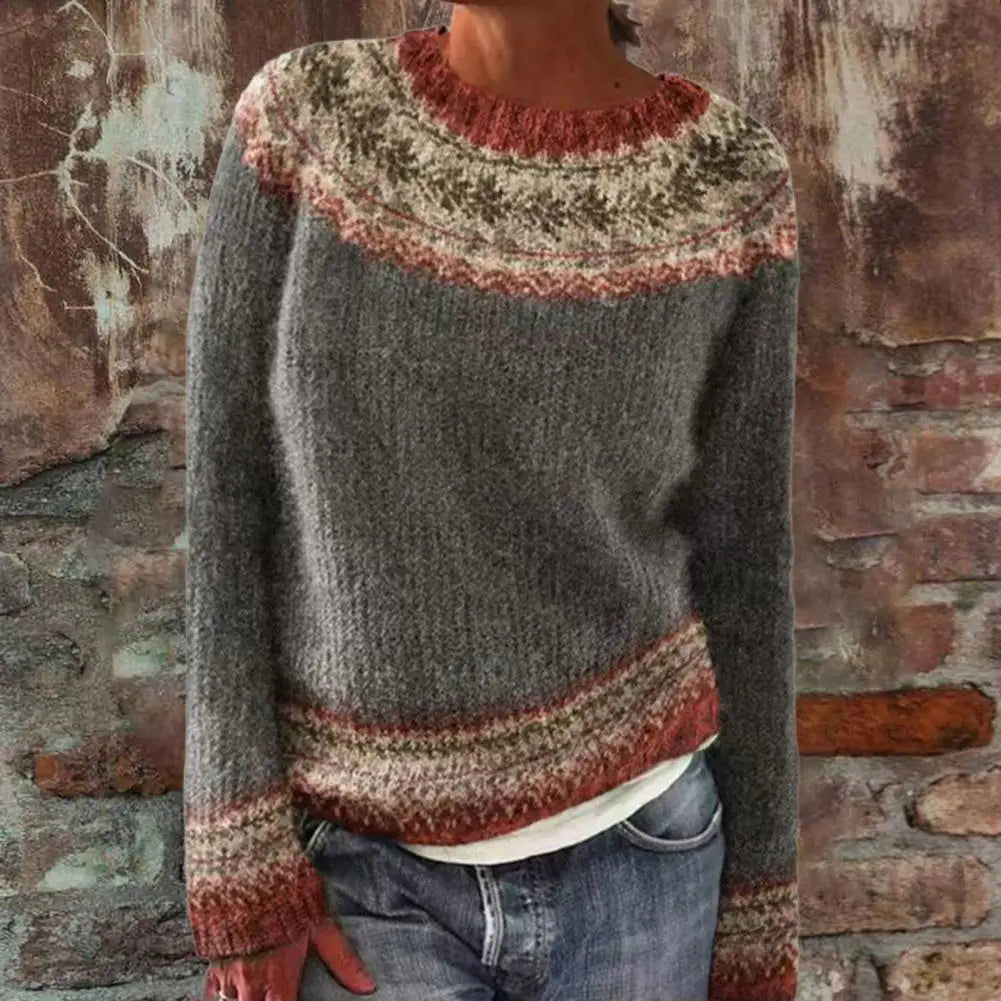 Nathalie - Pull Rayé Chic pour l'Automne-Hiver