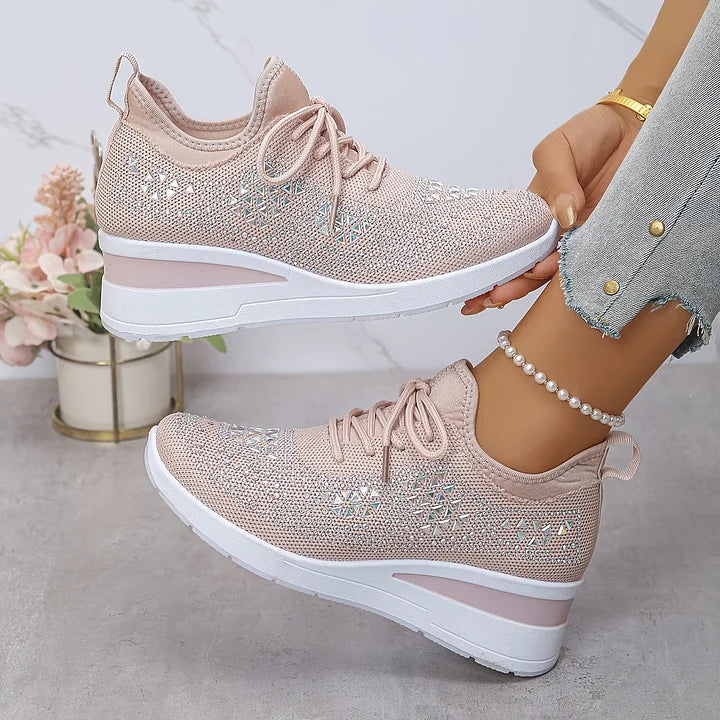 Giselle – Baskets orthopédiques avec strass scintillants