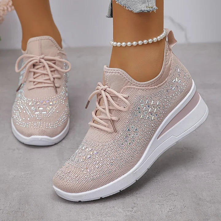 Giselle – Baskets orthopédiques avec strass scintillants