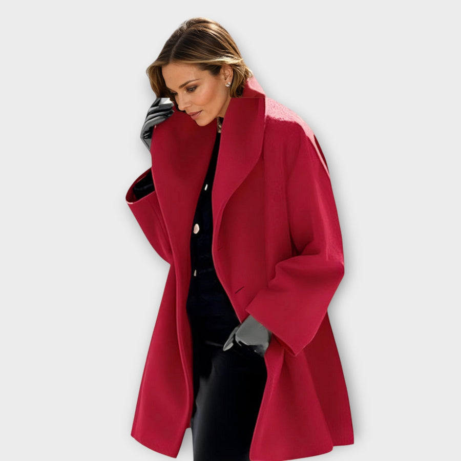 Zoé - Veste en laine coupe-vent